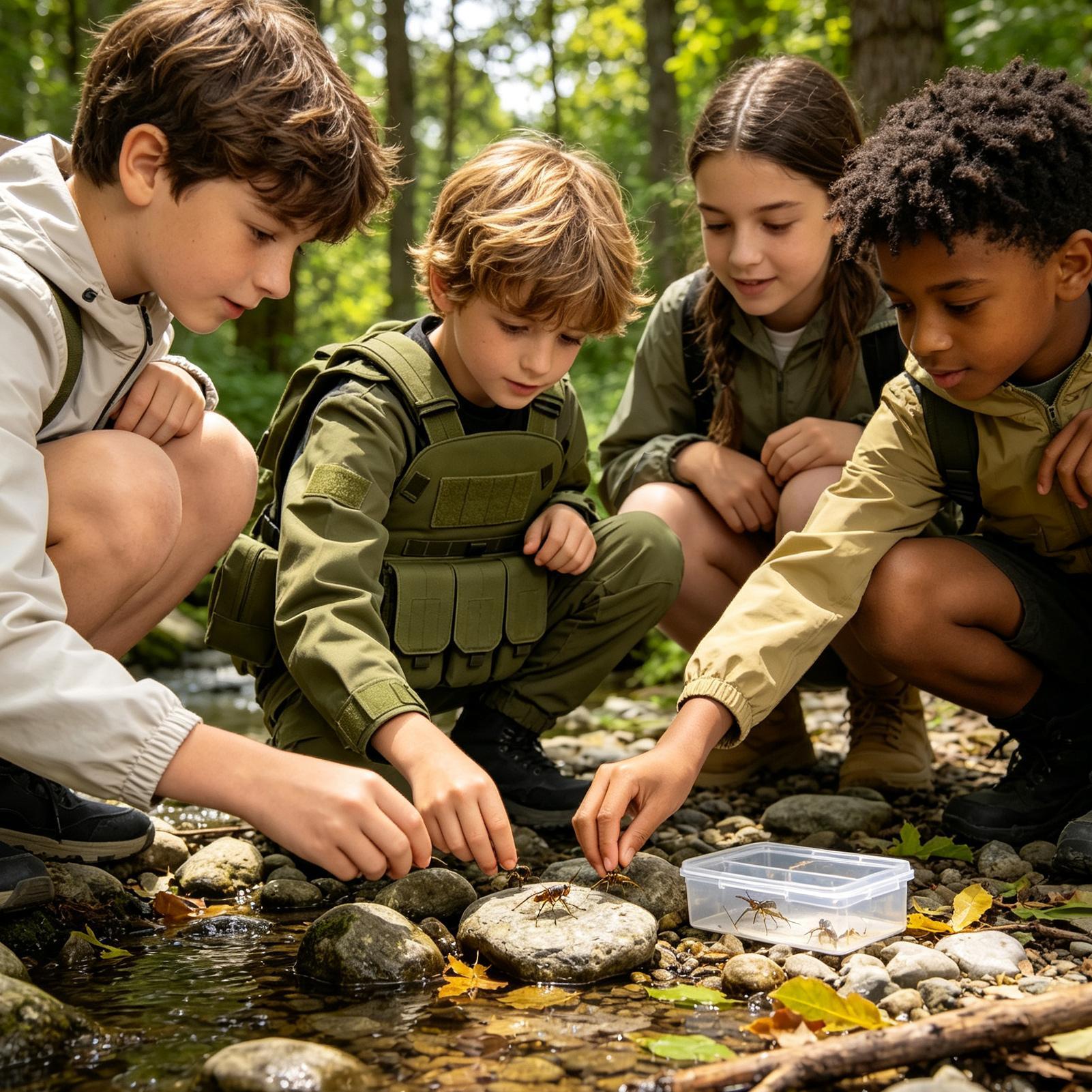 Kamizelka taktyczna dla dzieci – Outdoor Hunting Games For Kids recenzja i cena